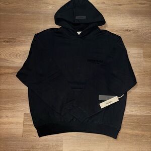 Essentials Men's Black Hoodie